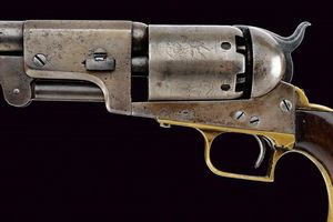 Raro e interessante Colt First Model Dragoon Revolver  - Asta Una Vasta Selezione di Armi da Fuoco Americane - Associazione Nazionale - Case d'Asta italiane