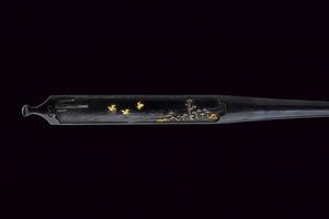 Importante katana firmata Mutsu no Kami Juji Wara Toshi Naga  - Asta Una Vasta Selezione di Armi da Fuoco Americane - Associazione Nazionale - Case d'Asta italiane