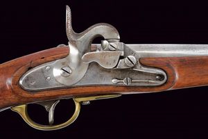 Pistola da gendarmeria Mod. 1850 con sistema Augustin  - Asta Una Vasta Selezione di Armi da Fuoco Americane - Associazione Nazionale - Case d'Asta italiane