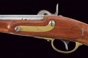 Pistola da gendarmeria Mod. 1850 con sistema Augustin  - Asta Una Vasta Selezione di Armi da Fuoco Americane - Associazione Nazionale - Case d'Asta italiane