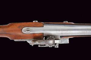 Pistola da gendarmeria Mod. 1850 con sistema Augustin  - Asta Una Vasta Selezione di Armi da Fuoco Americane - Associazione Nazionale - Case d'Asta italiane