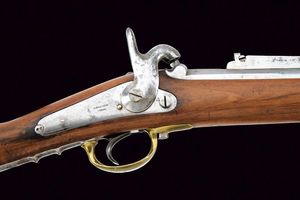 Carabina da Cacciatori Mod. 1850 di Francotte con baionetta  - Asta Una Vasta Selezione di Armi da Fuoco Americane - Associazione Nazionale - Case d'Asta italiane