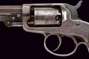 Josiah Ells Pocket Model Revolver - Third Model  - Asta Una Vasta Selezione di Armi da Fuoco Americane - Associazione Nazionale - Case d'Asta italiane