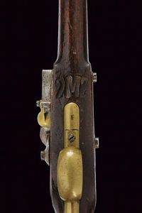 Pistola a pietra focaia da cavalleria mod. 1798/34  - Asta Una Vasta Selezione di Armi da Fuoco Americane - Associazione Nazionale - Case d'Asta italiane