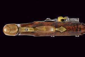 Pistola a pietra focaia da cavalleria di epoca Napoleonica  - Asta Una Vasta Selezione di Armi da Fuoco Americane - Associazione Nazionale - Case d'Asta italiane