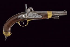 Pistola a luminello Mod. 1822 T Bis  - Asta Una Vasta Selezione di Armi da Fuoco Americane - Associazione Nazionale - Case d'Asta italiane