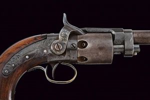 Raro Mass. Arms Co. Wesson & Leavitt Belt Revolver  - Asta Una Vasta Selezione di Armi da Fuoco Americane - Associazione Nazionale - Case d'Asta italiane