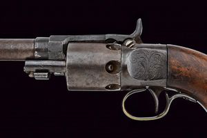 Raro Mass. Arms Co. Wesson & Leavitt Belt Revolver  - Asta Una Vasta Selezione di Armi da Fuoco Americane - Associazione Nazionale - Case d'Asta italiane