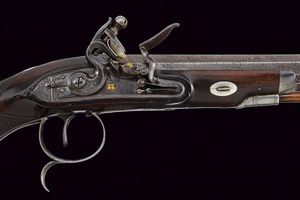 Pistola a pietra focaia di Brander & Potts  - Asta Una Vasta Selezione di Armi da Fuoco Americane - Associazione Nazionale - Case d'Asta italiane