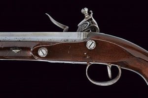 Pistola a pietra focaia di Wogdon  - Asta Una Vasta Selezione di Armi da Fuoco Americane - Associazione Nazionale - Case d'Asta italiane