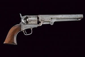 Colt Model 1851 Navy Revolver, London Model  - Asta Una Vasta Selezione di Armi da Fuoco Americane - Associazione Nazionale - Case d'Asta italiane