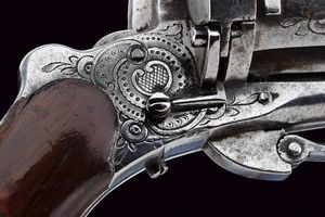 Pepperbox revolver a spillo  - Asta Una Vasta Selezione di Armi da Fuoco Americane - Associazione Nazionale - Case d'Asta italiane