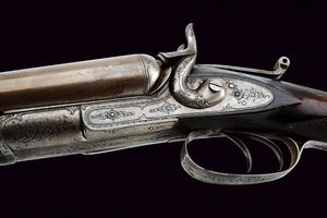 Remington-Whitmore Model 1874 Double Barrel Hammer Shotgun 12 Gauche  - Asta Una Vasta Selezione di Armi da Fuoco Americane - Associazione Nazionale - Case d'Asta italiane