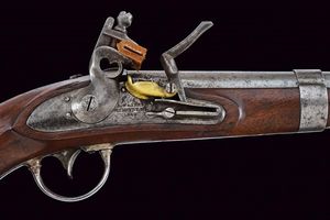 Interessante pistola a pietra focaia d'ordinanza Mod. 1836 di A. Waters  - Asta Una Vasta Selezione di Armi da Fuoco Americane - Associazione Nazionale - Case d'Asta italiane