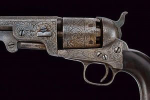 Revolver sul tipo Colt di C. Clement  - Asta Una Vasta Selezione di Armi da Fuoco Americane - Associazione Nazionale - Case d'Asta italiane