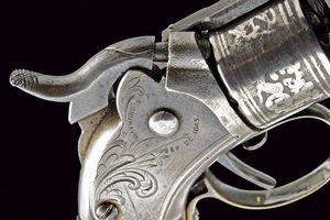 Mass. Arms Co. Maynard Primed Pocket Revolver in cassetta  - Asta Una Vasta Selezione di Armi da Fuoco Americane - Associazione Nazionale - Case d'Asta italiane