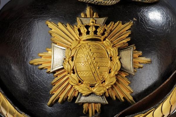 Tschapka da ufficiale riservista degli Ulani  - Asta Rare Armi Antiche e Militaria da tutto il mondo - Associazione Nazionale - Case d'Asta italiane