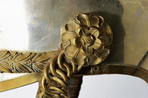 Elmo del I Reggimento Dragoni della Guardia  - Asta Rare Armi Antiche e Militaria da tutto il mondo - Associazione Nazionale - Case d'Asta italiane