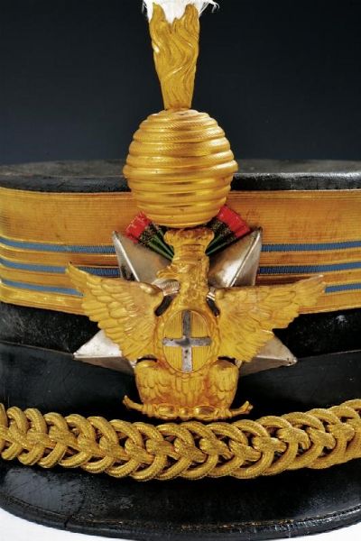 Kepi da colonnello di Stato Maggiore  - Asta Rare Armi Antiche e Militaria da tutto il mondo - Associazione Nazionale - Case d'Asta italiane