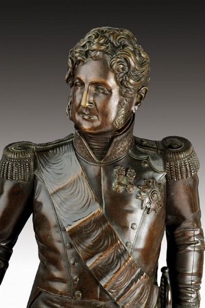 Busto raffigurante Luigi Filippo  - Asta Rare Armi Antiche e Militaria da tutto il mondo - Associazione Nazionale - Case d'Asta italiane