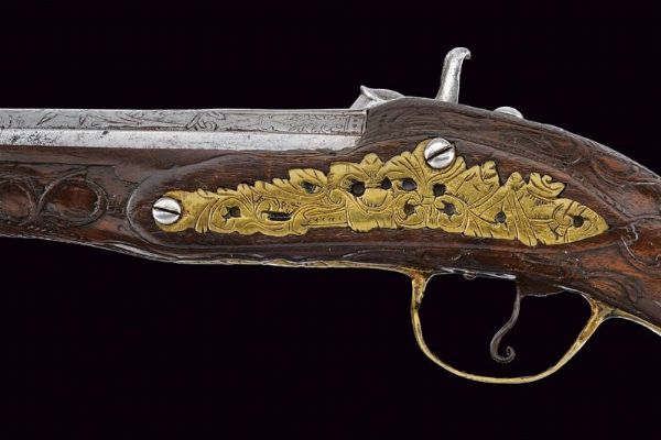 Paio di pistole ridotte a luminello in cassetta  - Asta Rare Armi Antiche e Militaria da tutto il mondo - Associazione Nazionale - Case d'Asta italiane