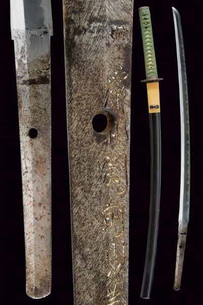 Katana firmata Noshu Seki Maekawa Kane Tsugu Saku Kore  - Asta Rare Armi Antiche e Militaria da tutto il mondo - Associazione Nazionale - Case d'Asta italiane