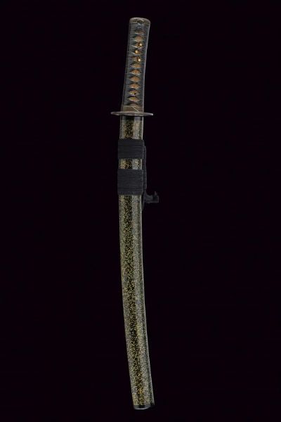 Wakizashi in koshirae, mei: Hojoji Sadahiro  - Asta Rare Armi Antiche e Militaria da tutto il mondo - Associazione Nazionale - Case d'Asta italiane