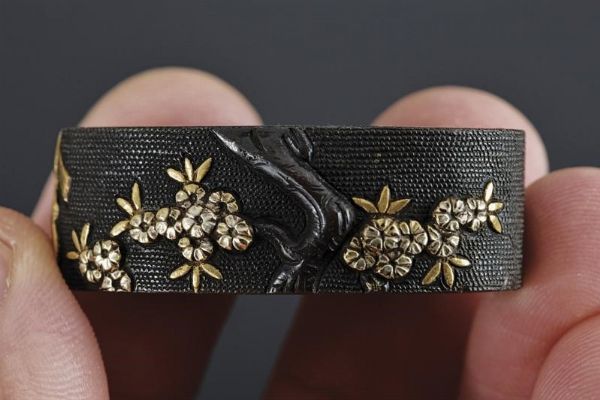 Fuchi-kashira di scuola Goto  - Asta Rare Armi Antiche e Militaria da tutto il mondo - Associazione Nazionale - Case d'Asta italiane