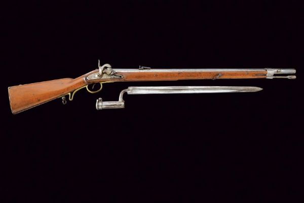 Kammerbuchse Mod. 1849 con sistema Augustin con baionetta  - Asta Rare Armi Antiche e Militaria da tutto il mondo - Associazione Nazionale - Case d'Asta italiane