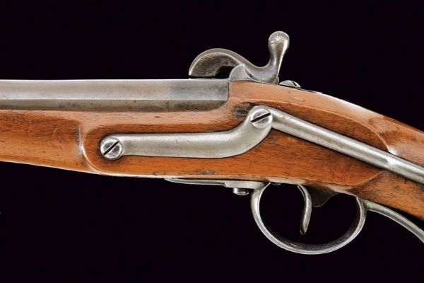 Kammer-karabinier da cavalleria mod. 1851 con sistema Augustin  - Asta Rare Armi Antiche e Militaria da tutto il mondo - Associazione Nazionale - Case d'Asta italiane