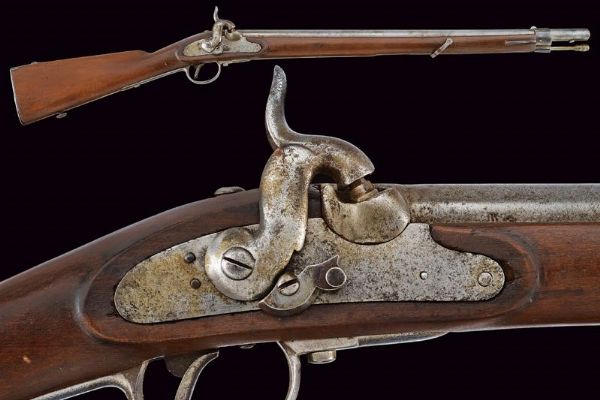 Fucile a luminello per Guardie della gendarmeria mod. 1852  - Asta Rare Armi Antiche e Militaria da tutto il mondo - Associazione Nazionale - Case d'Asta italiane