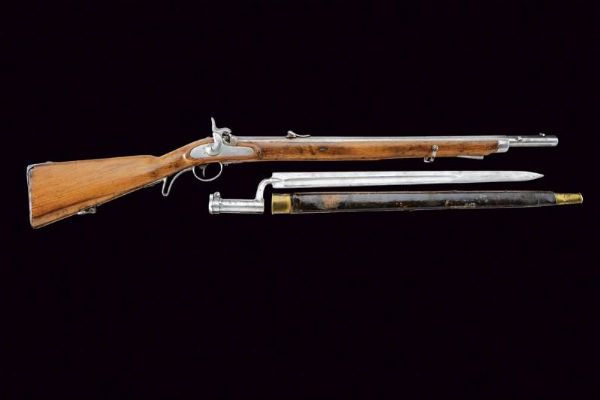 Dornstutzen mod. 1854 (Lorenz) con baionetta  - Asta Rare Armi Antiche e Militaria da tutto il mondo - Associazione Nazionale - Case d'Asta italiane