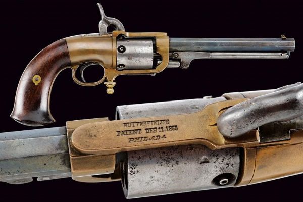 Raro Butterfield Army Model Revolver  - Asta Rare Armi Antiche e Militaria da tutto il mondo - Associazione Nazionale - Case d'Asta italiane