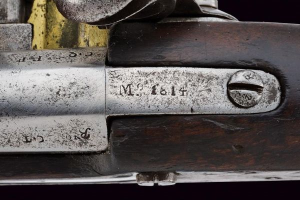 Fucile a pietra focaia Mod. 1814  - Asta Rare Armi Antiche e Militaria da tutto il mondo - Associazione Nazionale - Case d'Asta italiane