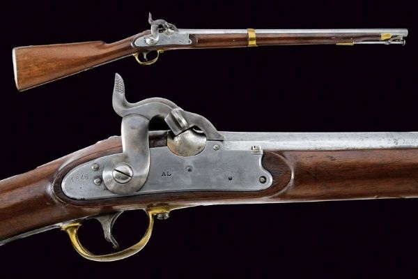 Carabina da cavalleria a luminello Mod. 1846  - Asta Rare Armi Antiche e Militaria da tutto il mondo - Associazione Nazionale - Case d'Asta italiane