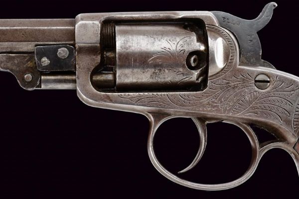 Josiah Ells Pocket Model Revolver - Third Model  - Asta Rare Armi Antiche e Militaria da tutto il mondo - Associazione Nazionale - Case d'Asta italiane