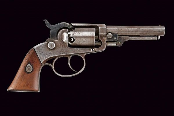 Josiah Ells Pocket Model Revolver - Third Model  - Asta Rare Armi Antiche e Militaria da tutto il mondo - Associazione Nazionale - Case d'Asta italiane