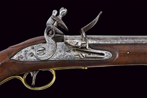 Pistola a pietra focaia Sea Service  - Asta Rare Armi Antiche e Militaria da tutto il mondo - Associazione Nazionale - Case d'Asta italiane