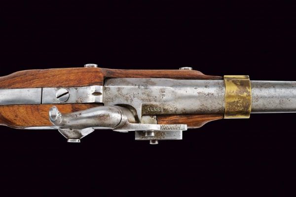 Pistola da cavalleria a luminello  - Asta Rare Armi Antiche e Militaria da tutto il mondo - Associazione Nazionale - Case d'Asta italiane