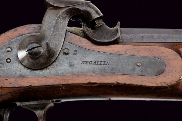 Carabina federale a luminello mod. 1851 con baionetta  - Asta Rare Armi Antiche e Militaria da tutto il mondo - Associazione Nazionale - Case d'Asta italiane