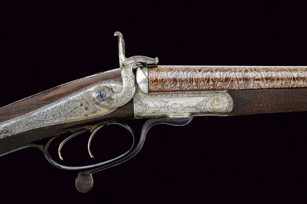 Doppietta a spillo T.R.T. Gooch  - Asta Rare Armi Antiche e Militaria da tutto il mondo - Associazione Nazionale - Case d'Asta italiane