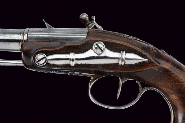 Pistola a pietra focaia da viaggio  - Asta Rare Armi Antiche e Militaria da tutto il mondo - Associazione Nazionale - Case d'Asta italiane