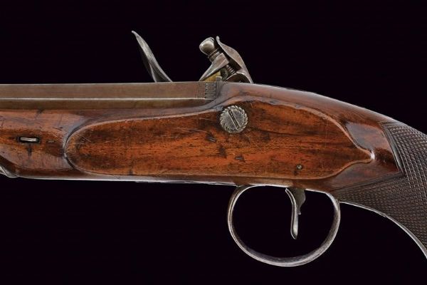 Pistola a pietra focaia di Simpson  - Asta Rare Armi Antiche e Militaria da tutto il mondo - Associazione Nazionale - Case d'Asta italiane