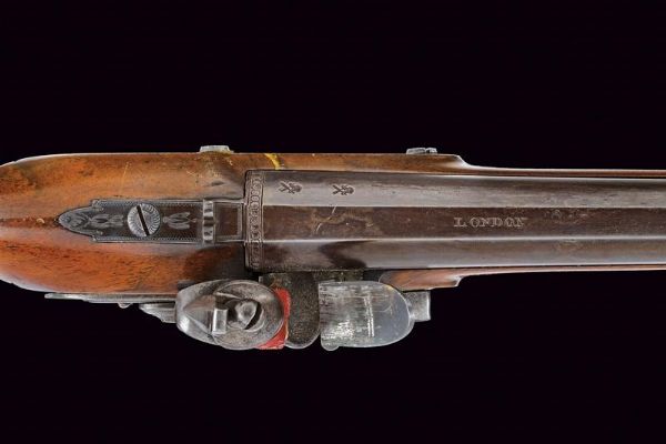 Pistola a pietra focaia di Twigg  - Asta Rare Armi Antiche e Militaria da tutto il mondo - Associazione Nazionale - Case d'Asta italiane