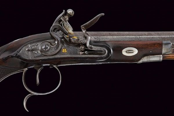 Pistola a pietra focaia di Brander & Potts  - Asta Rare Armi Antiche e Militaria da tutto il mondo - Associazione Nazionale - Case d'Asta italiane