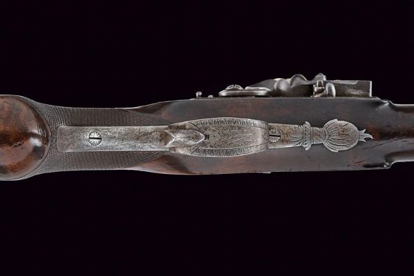 Pistola a pietra focaia di Brander & Potts  - Asta Rare Armi Antiche e Militaria da tutto il mondo - Associazione Nazionale - Case d'Asta italiane