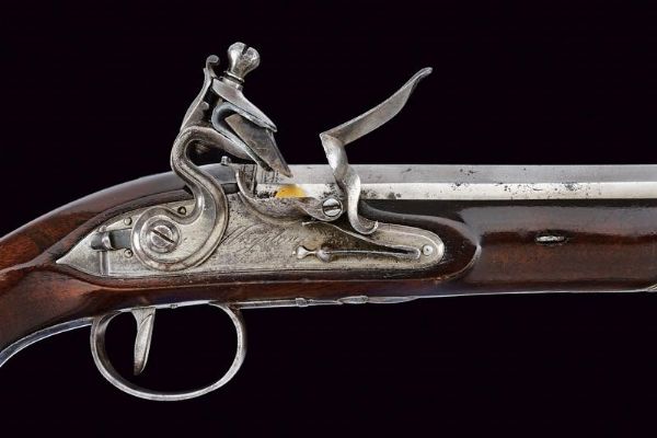 Pistola a pietra focaia di Wogdon  - Asta Rare Armi Antiche e Militaria da tutto il mondo - Associazione Nazionale - Case d'Asta italiane