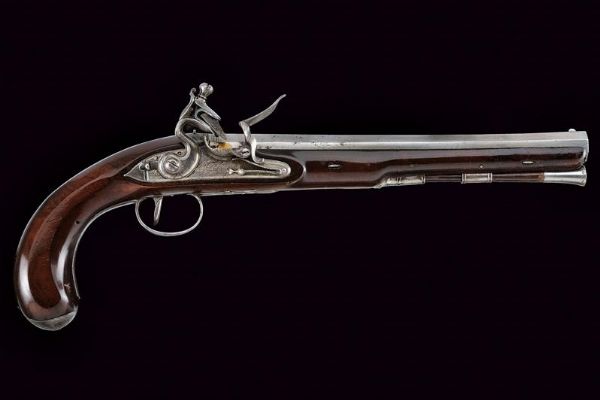 Pistola a pietra focaia di Wogdon  - Asta Rare Armi Antiche e Militaria da tutto il mondo - Associazione Nazionale - Case d'Asta italiane