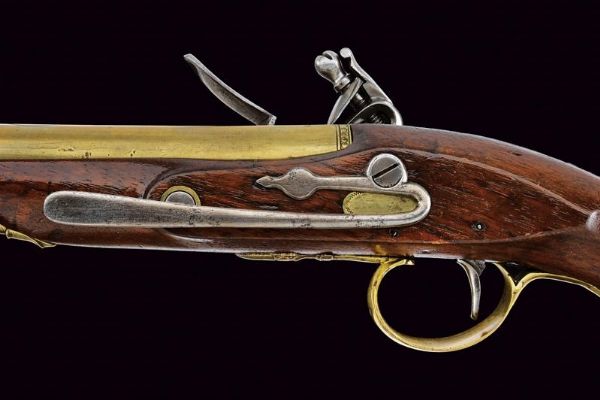 Pistola a pietra focaia da marina di Ketland  - Asta Rare Armi Antiche e Militaria da tutto il mondo - Associazione Nazionale - Case d'Asta italiane