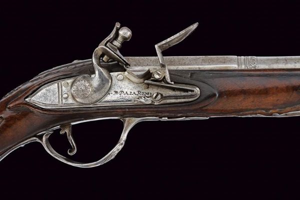 Pistola a pietra focaia di Palarini  - Asta Rare Armi Antiche e Militaria da tutto il mondo - Associazione Nazionale - Case d'Asta italiane